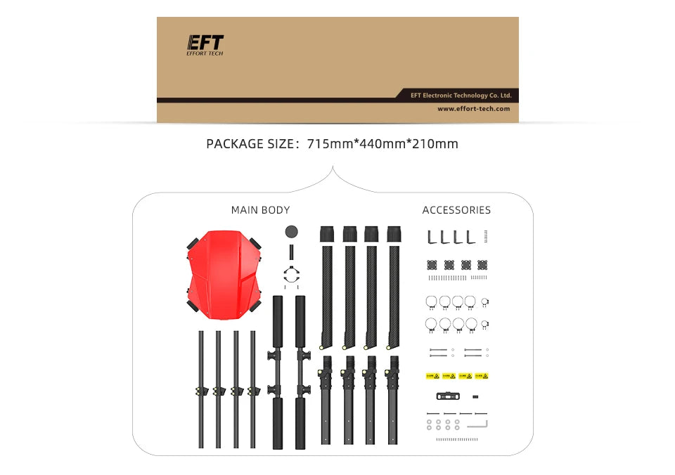 EFT E416P 16L Agriculture Drone - 4 Axis Drone Frame 16L Water Tank 16kg Agriculture Sprayer Spreader Drone With Hobbywing X9 Motor, JIYI K3A PRO 15 EFT E416P 16L Agriculture Drone, EFT EFFURTTECH EFT Electronic Technolody Co VuVLeffort