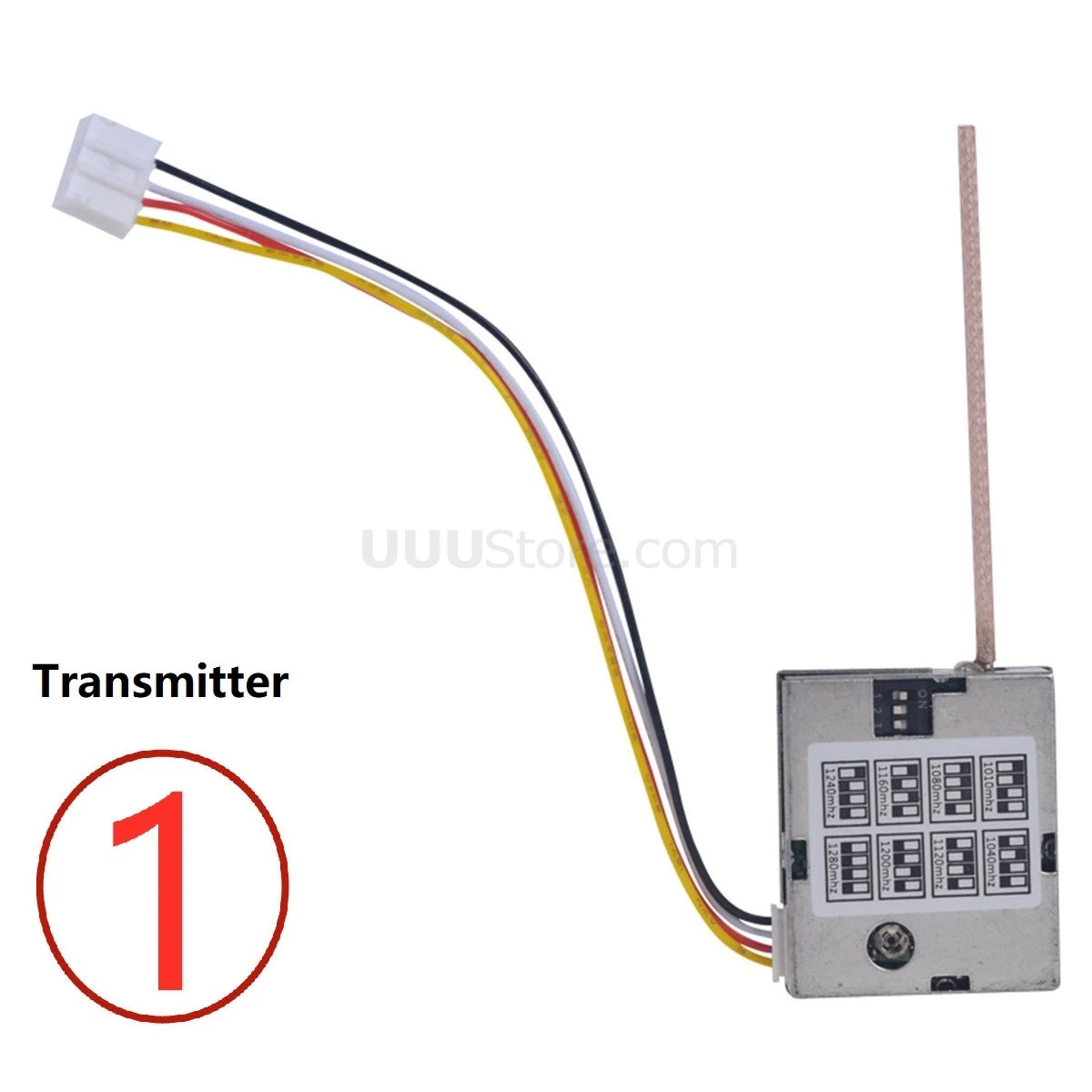 1.2G 200mW Transmitter - Wireless 8CH Audio Video FPV Transmitter With 12CH FPV Receiver Combo For RC FPV Racing Drone Models 18 1.2G 200mW Transmitter, Partom 1.2G 200mW Wireless 8CH Audio Video FPV Transmit