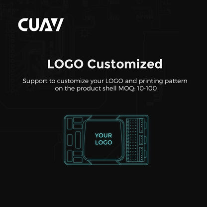 CUAV Open Source Aircraft Flight Controller, Customized Support to customize your LOGO and printing pattern on the product shell MOQ:
