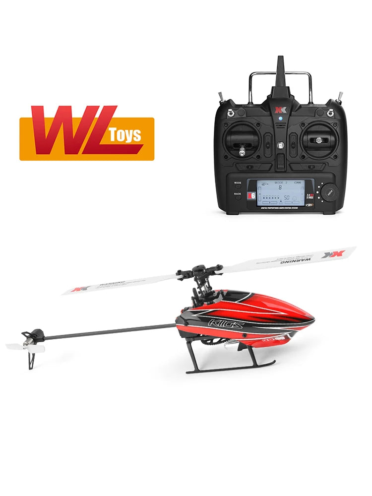 WLtoys XK V950 K110S Rc Helicopter, 6G mode uses a 6-axis gyroscope, and the flight