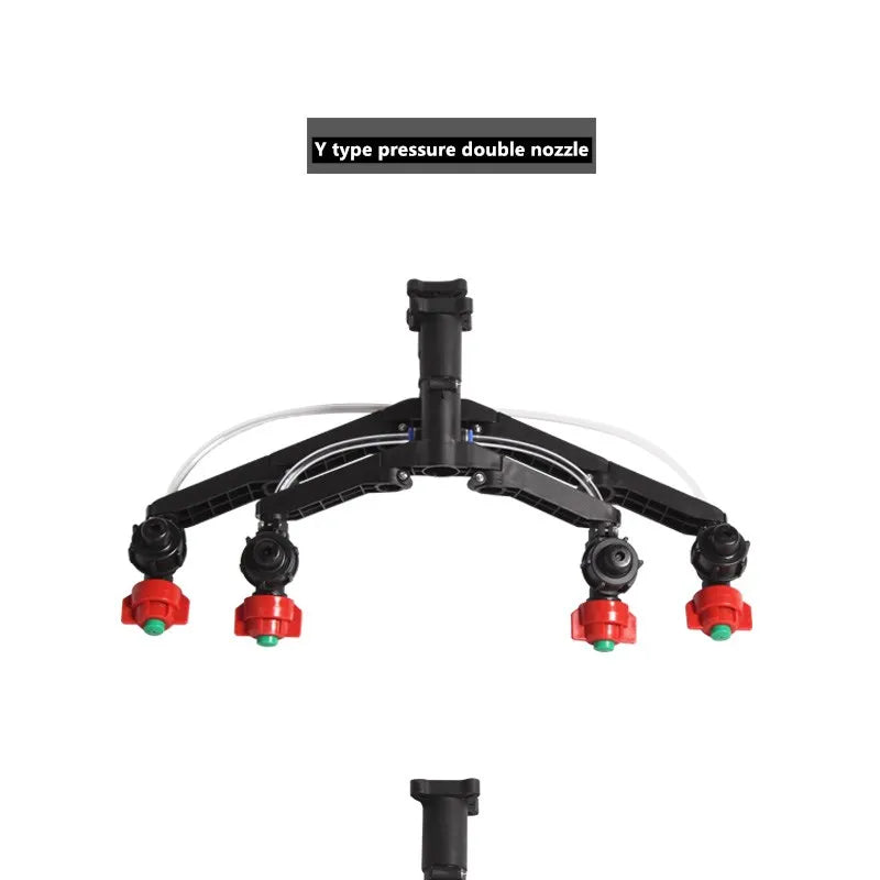 Y type Dual Nozzles - Agricultural plant protection drone Y type dual nozzles, agricultural spraying double head extended nozzles 8 Y type Dual Nozzle, Y type dual nozzles, agricultural spraying double-head extended nozzle .