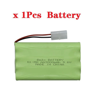 Teranty 9.6v 3000mah Rechargeable Battery, X IPcs Battery Bmax BATTERY NI -MH AA