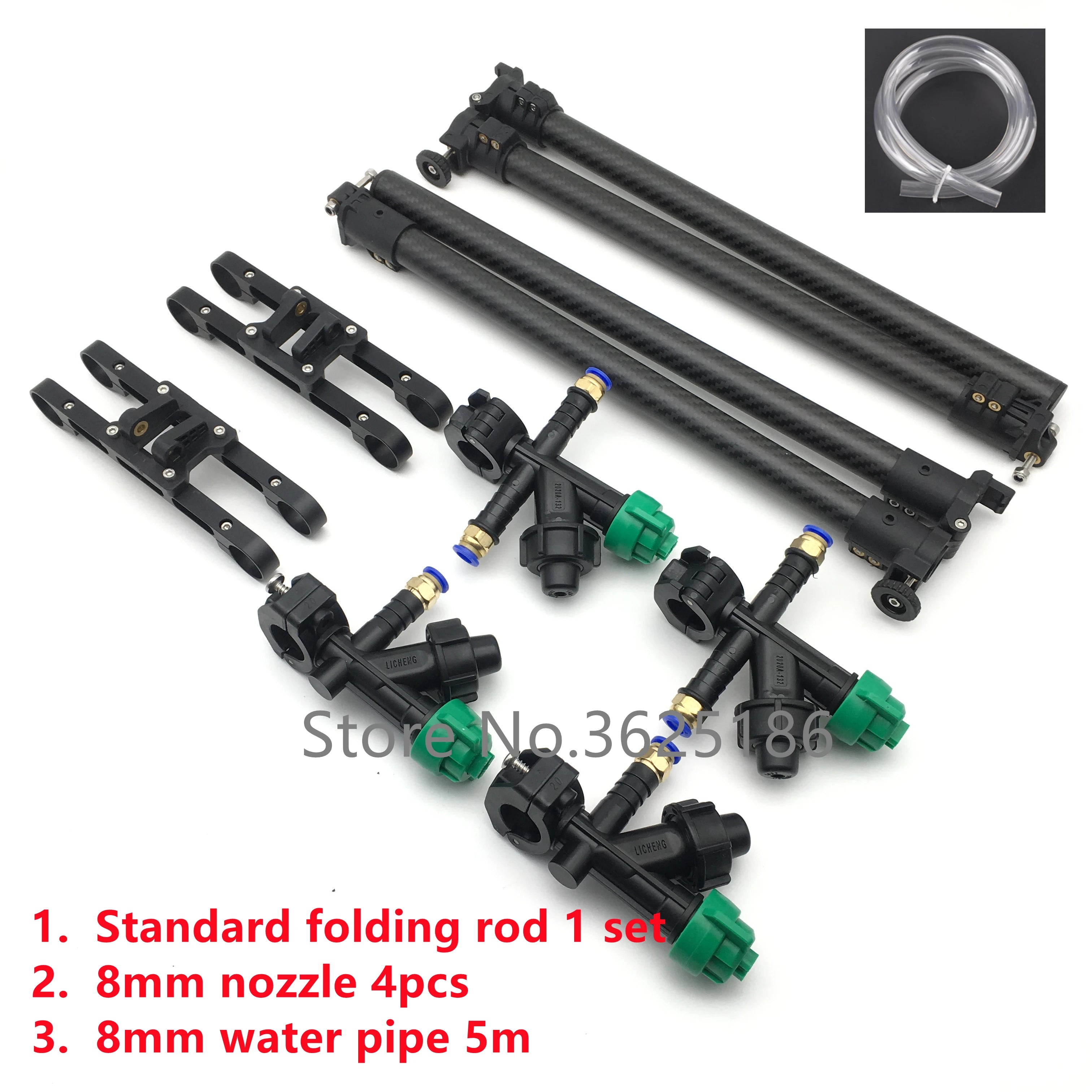EFT Drone Folding Sparying Rod Assembly Medicine Sprayer Quick Release Nozzle 20mm Carbon Tube Arm 18mm Landing Gear Joint 10 EFT Drone Folding Sparying Rod