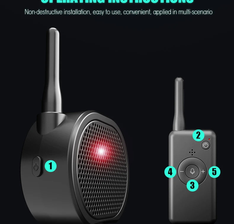 Drone Speaker Megaphone, non-destructive installation; easy to use, convenient; applied in mulli-