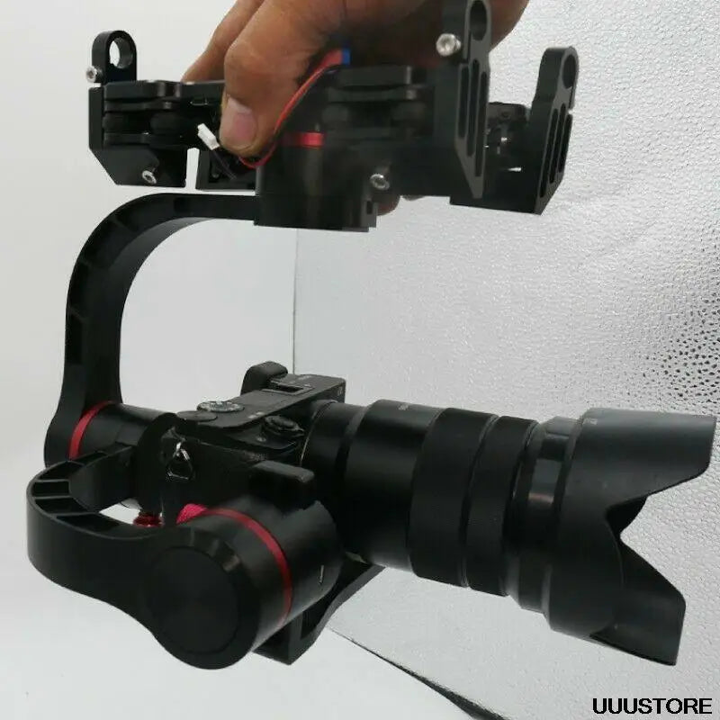 3 Axis Brushless Gimbal Stabilizer Encoder Gimbal Photography w/32bit Alexmos Controller Motor for RC Canon 5D3 Sony Camera 10 3 Axis Brushless Gimbal, built-in slip ring avoids wire entanglement . all power supply and