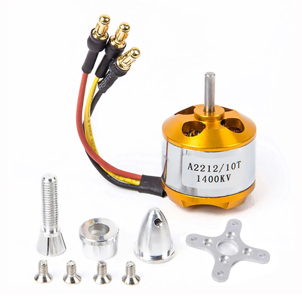 A2212 2212 1400KV Brushless Motor Brushless 30A ESC SG90 9G Micro Servo 8060 Propeller for RC Fixed Wing Plane Spare parts 15 A2212 2212 1400KV Brushless Motor Brushless 30A ESC