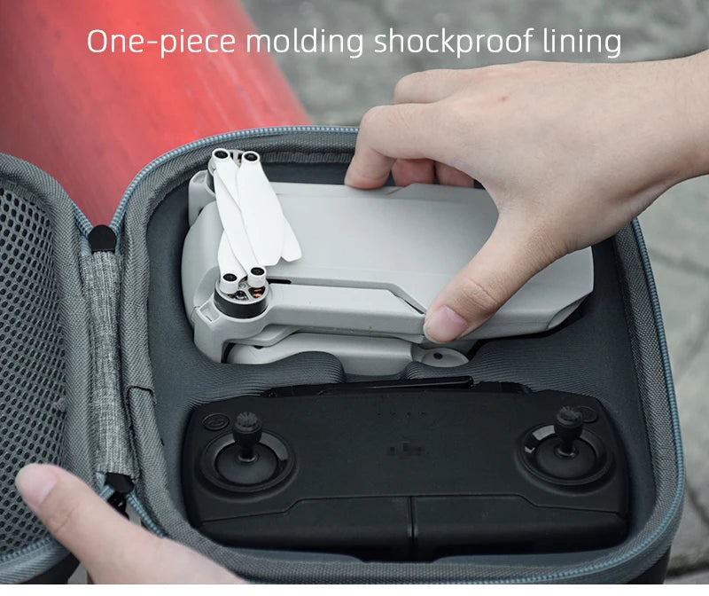 Carrying Case for DJI Mavic Mini 1/SE Storage Bag Shockproof Travel Protector Portable Handbag Suitcase hardshell Box Accessory 18 One-piece molding shockproof