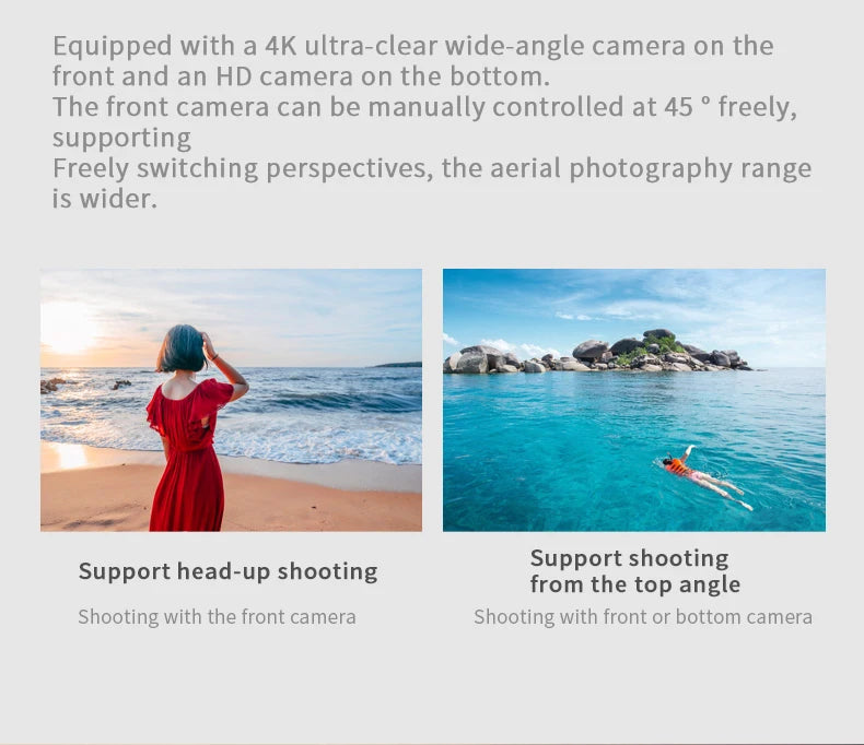 2024 NEW Drone 4k profession HD Wide Angle Camera 1080P WiFi Fpv Drone Dual Camera Height Keep Drones Camera Helicopter Toys 20 2024 NEW Drone, equipped with 4k ultra-clear wide-angle camera on the