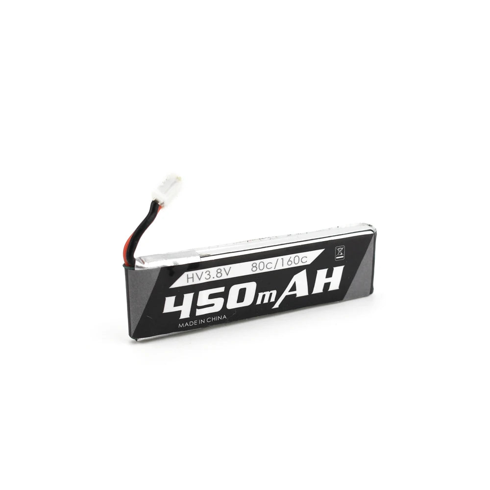 Emax Tinyhawk X 1s 450mAH 80c/160c Lipo Battery, 80c/160c HV3.8V 450mAH CHINA MADE IN