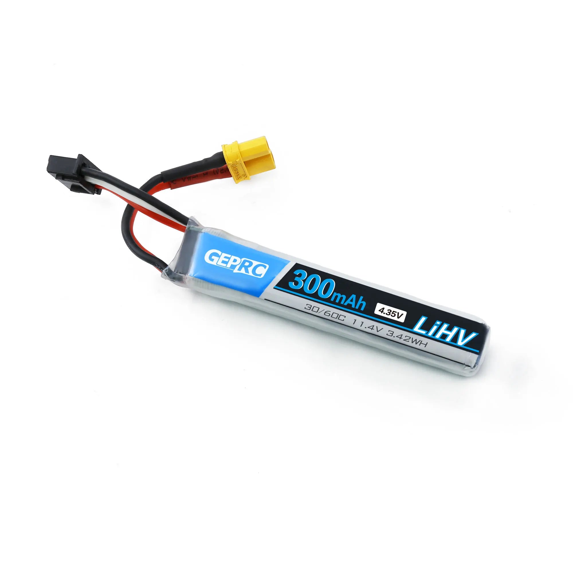 GEPRC 3S 300mAh Battery, the single-cell discharge voltage of LiPo and Li-HV batteries cannot be lower