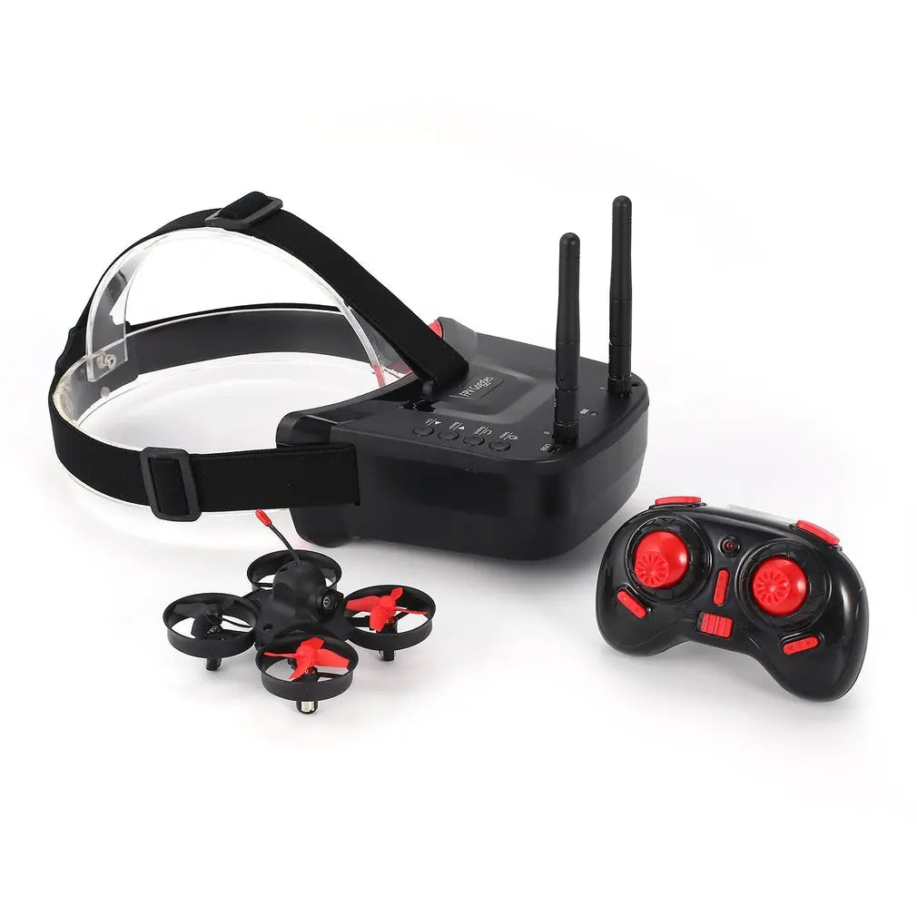 Goggles Receiver Monitor 5.8G 40CH FPV Camera Mini RC Racing Drone Quadcopter Aircraft with 3in Headset Auto-searching 11 Goggles Receiver Monitor 5.8G 40CH FPV, 3.FPV Goggles: comes with a resolution of 480*320 brightness LCD