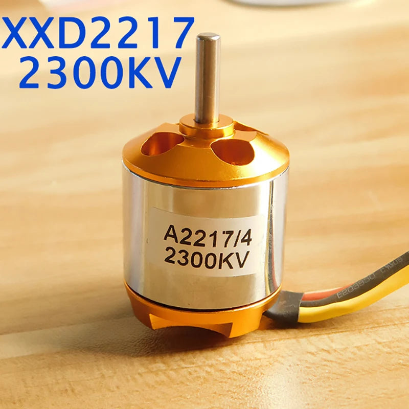 New XXD A2217 2217 950KV 1250KV 1500KV 2300KV Outrunner Brushless Motor For RC Airplane Aircraft Plane Quadrocopter Multi-copter 16 1500kv should be equipped with 8-inch or 9-inch propellers .