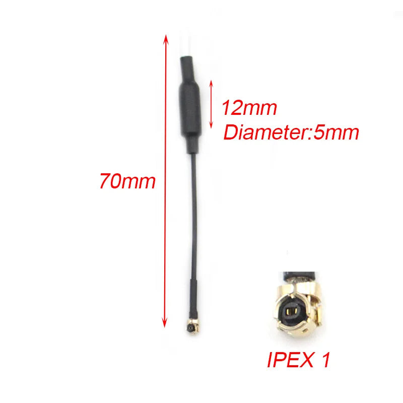 12mm Diameter:Smm 7Omm IPEX