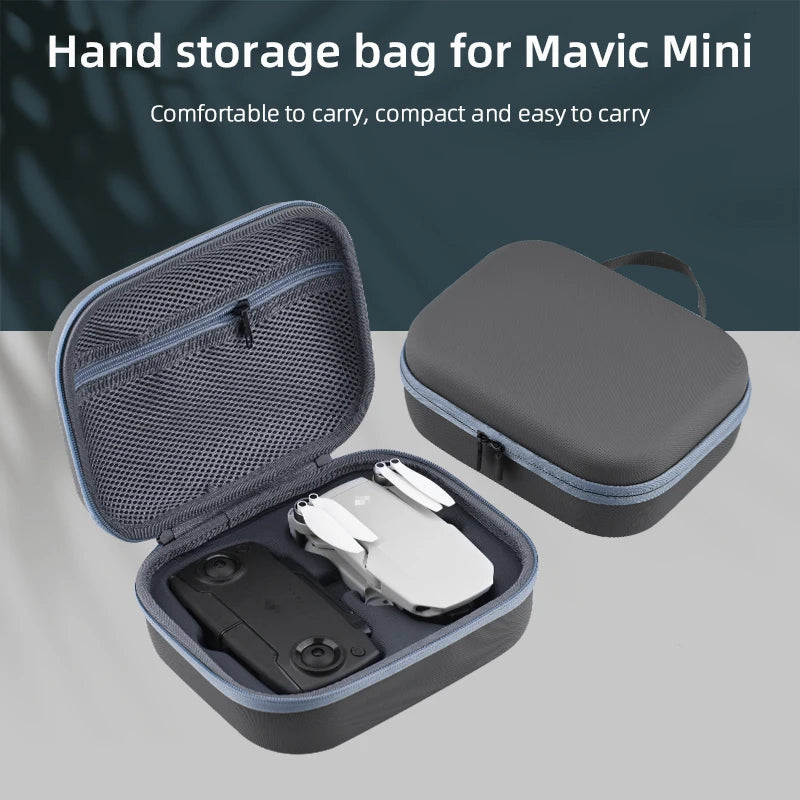 Carrying Case for DJI Mavic Mini 1/SE Storage Bag Shockproof Travel Protector Portable Handbag Suitcase hardshell Box Accessory 14 Mavic Mini is a lightweight, compact and easyto carry bag .