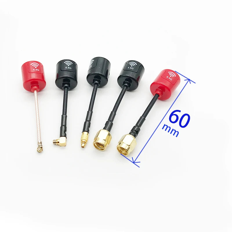 Lollipop 4 Smaller and lighter 5.8G 2.5dBi Gain RHCP Antenna SMA RP-SMA MMCX UFL Connector For RC FPV Racing Drone Model 13 Lollipop 4 5.8G 2.5dBi Gain RHCP Antenna