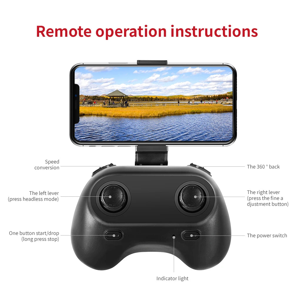 A2 Drone, remote operation instructions speed conversion the 360 back the left lever the right lever