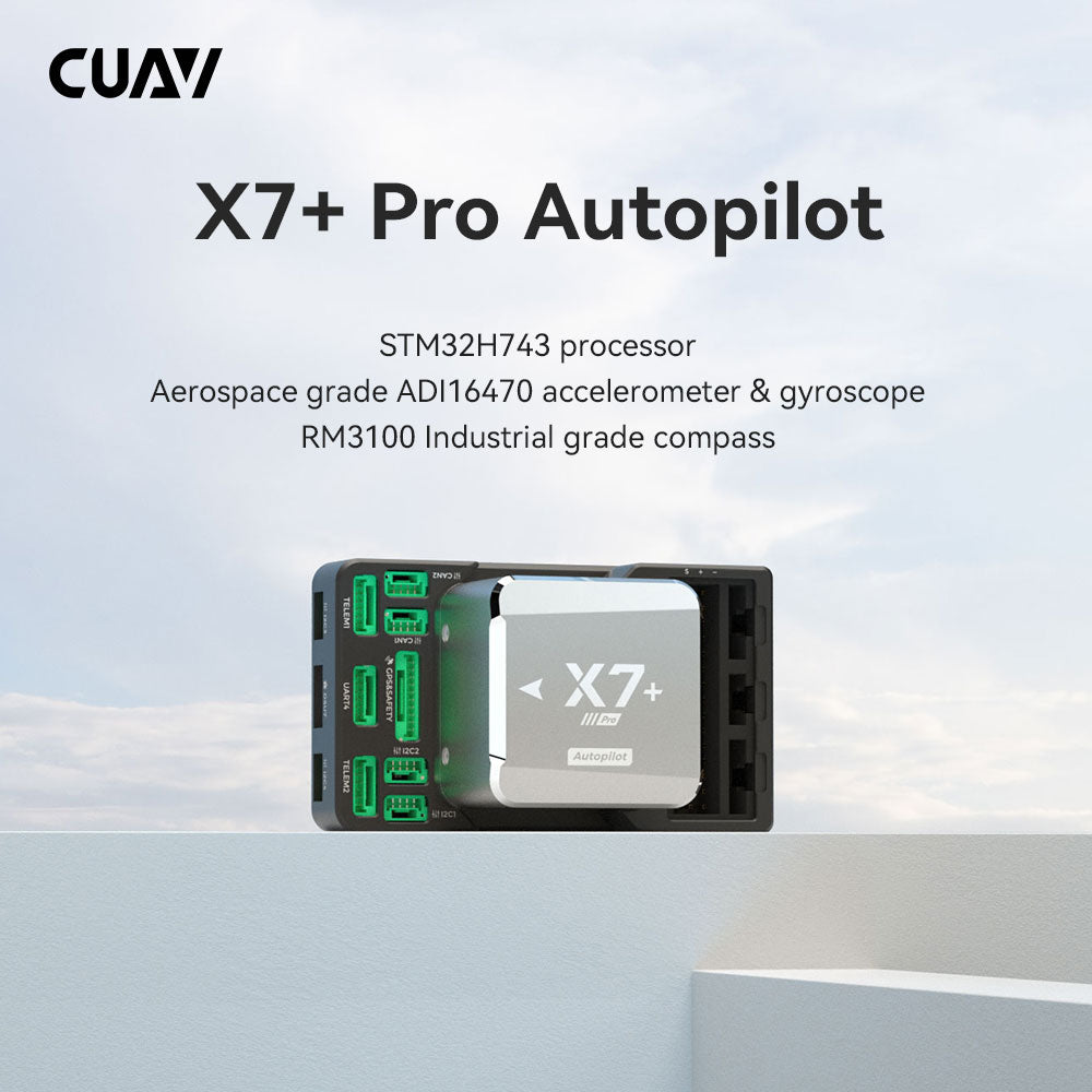 CUAV NEW X7+ PRO Flight Controller, CUAV X7+ Pro Autopilot STM32H743 processor Aerospace