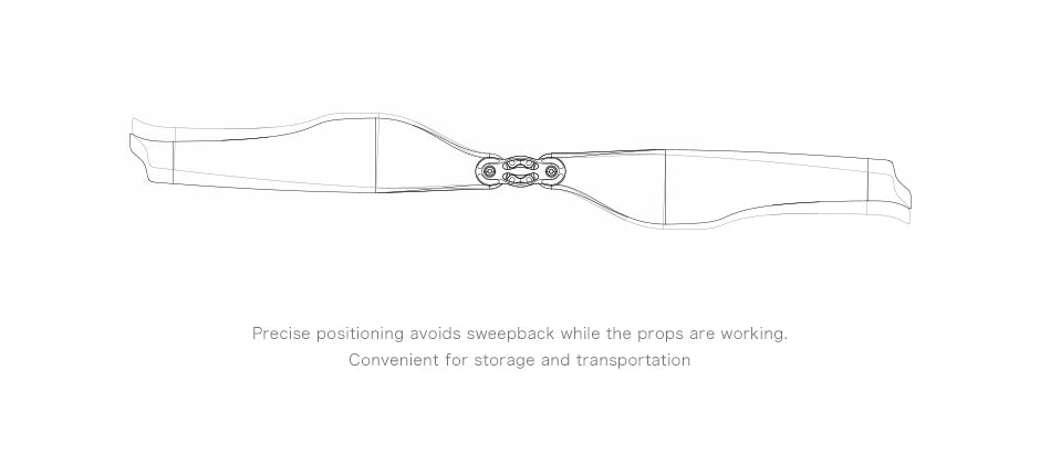 T-motor FA15.2x5 Propeller, props: Convenient for storage and transportation . precise positioning avoids sweepback while