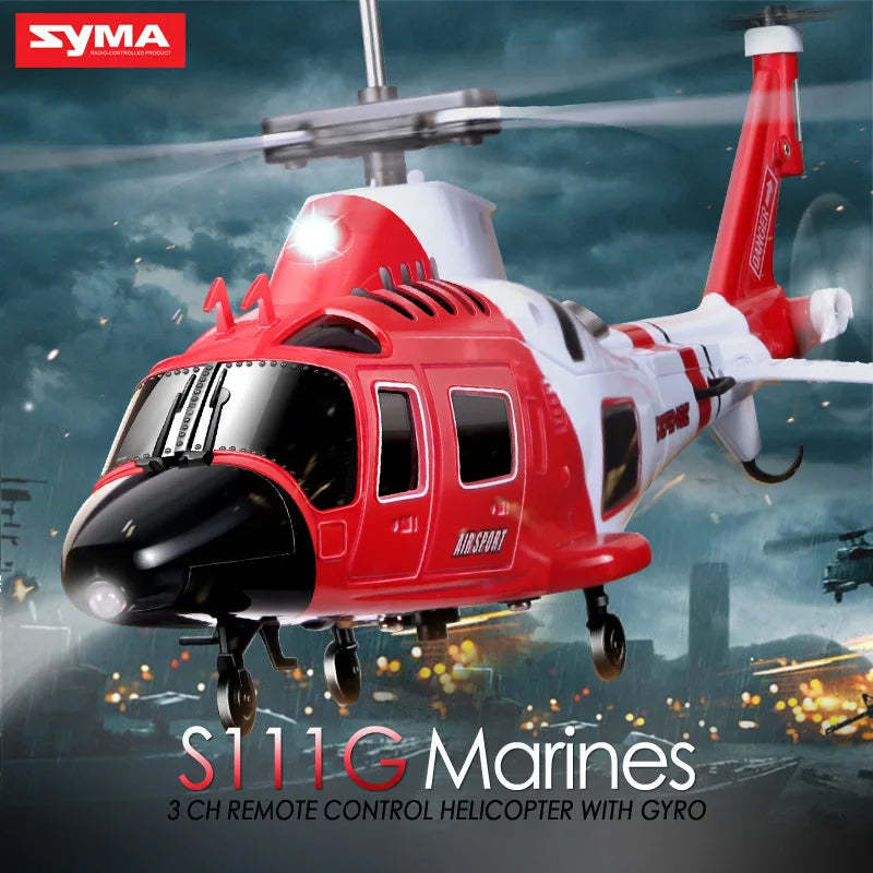SYMA S111G/S109G Rc Helicopter, SYMA S111@ Marines 3 CH REMOTE CONTROL HELICOP
