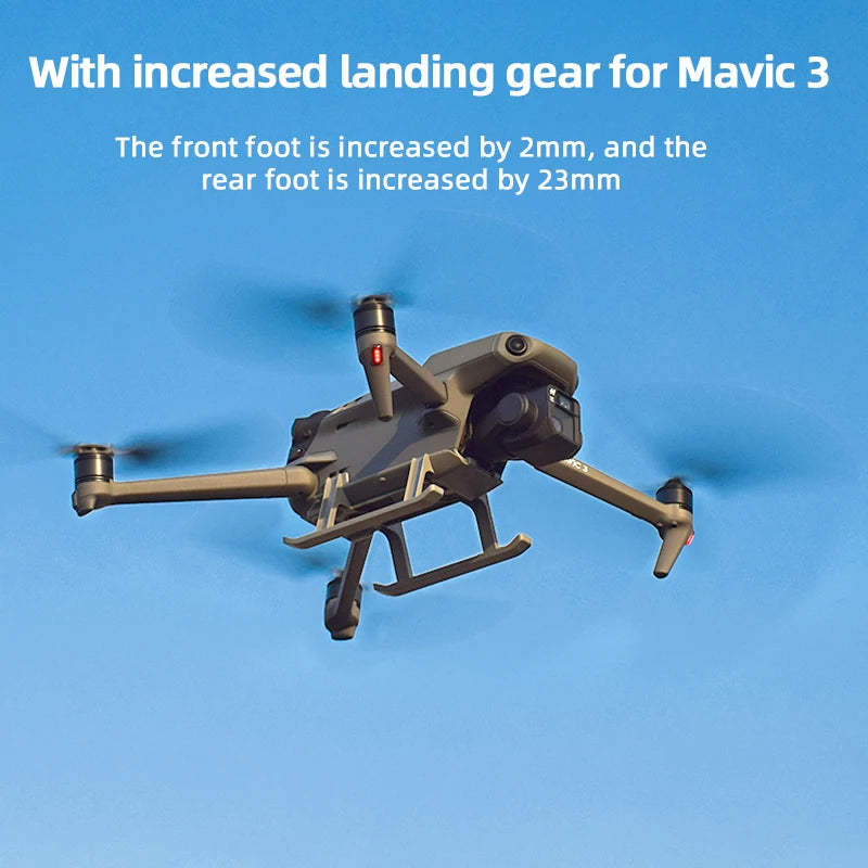 Landing Gear for DJI Mavic 3, with increased landing gear for Mavic 3 The front foot is increased by 2mm, and the