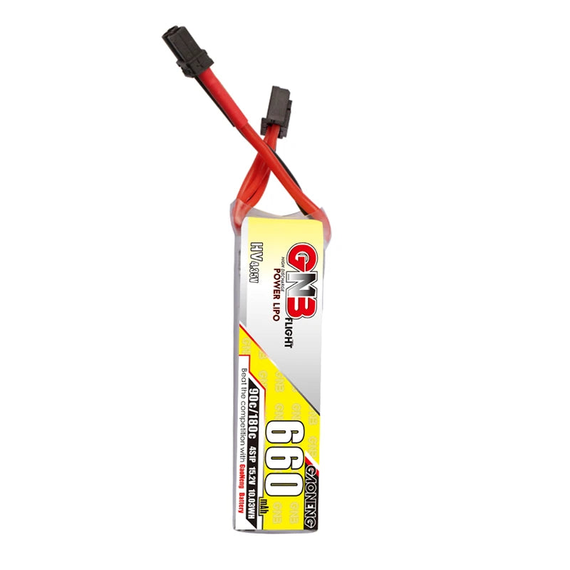 GAONENG GNB 4S HV 15.2V 660mAh 90C/180C بطارية ليبو بدون طيار مع XT30U-F