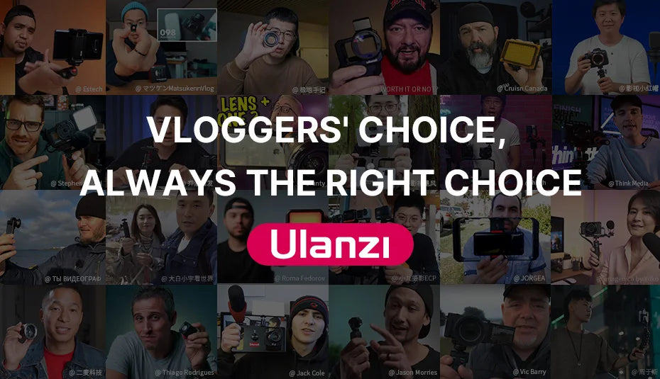 Ulanzi DR-02, @ Stepher ALWAYS THE RIGHT CHOICE @Think Medla Ulan