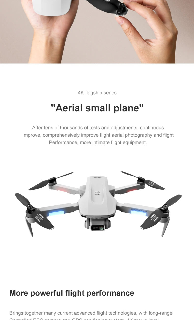 4DRC F8 Drone, 4k flagship series "aerial small plane" continues to improve