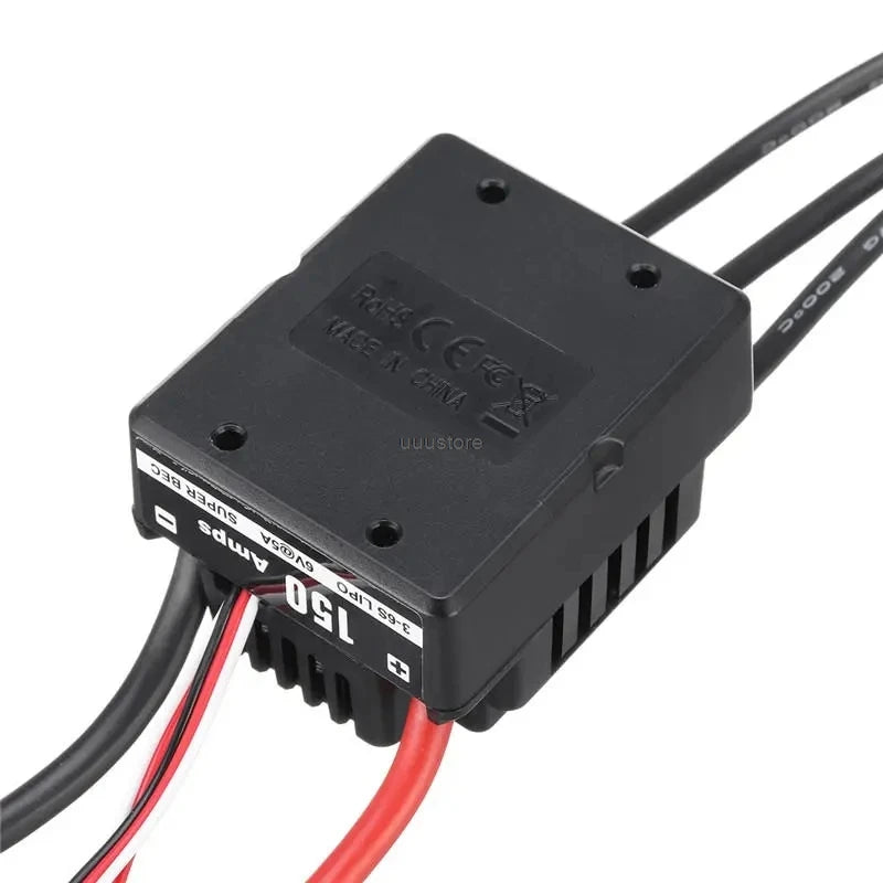 HobbyWing QuicRun WP-8BL150 ESC, HobbyWing QuicRun WP-8BL150 Black 1/8 Brushless WaterPro