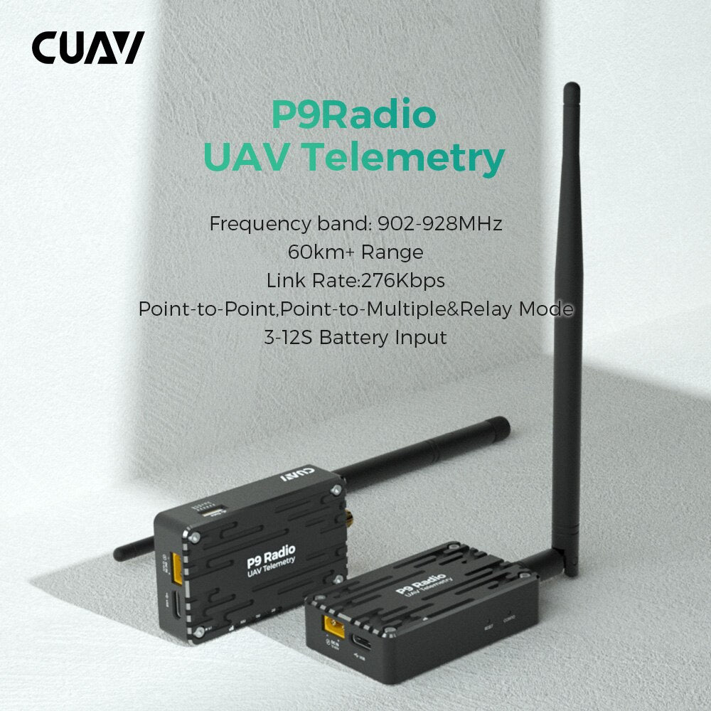 CUAV RC FPV Data Transmission, CUAV PORadio UAV Telemetry Frequency band: 902-928MHz