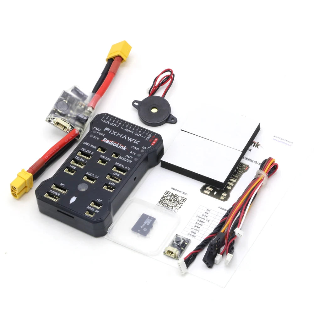 Radiolink Pixhawk PIX APM 32 Bit Flight Controller - FC with GPS Module M8N SE100 for RC Drone Quadcopter/6-8 Axis Multirotor 29 Excellent Performance--New layout and technical upgrade base on 3DR