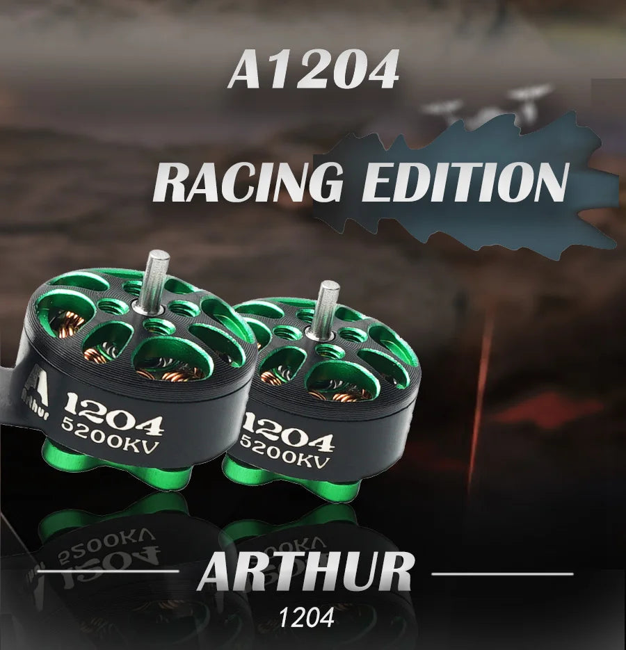 FlashHobby A1204 1204 5200KV 3100KV 2500KV 2-4S micro Brushless Motor For FPV Racing drone Mini Multirotor 100-150mm frame kit 10 FlashHobby A1204 1204 5200KV 3100KV 2500