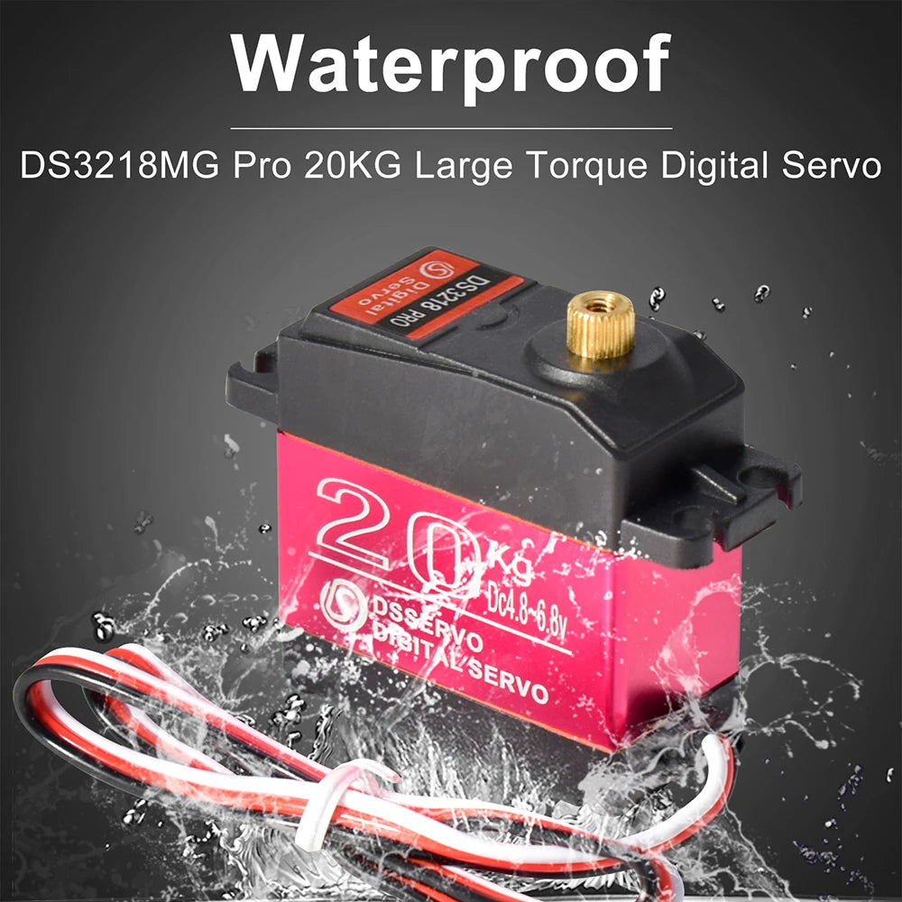 Dsservo, DS3Z18MG Pro 20KG Large Torque Digital Servo 8' 2