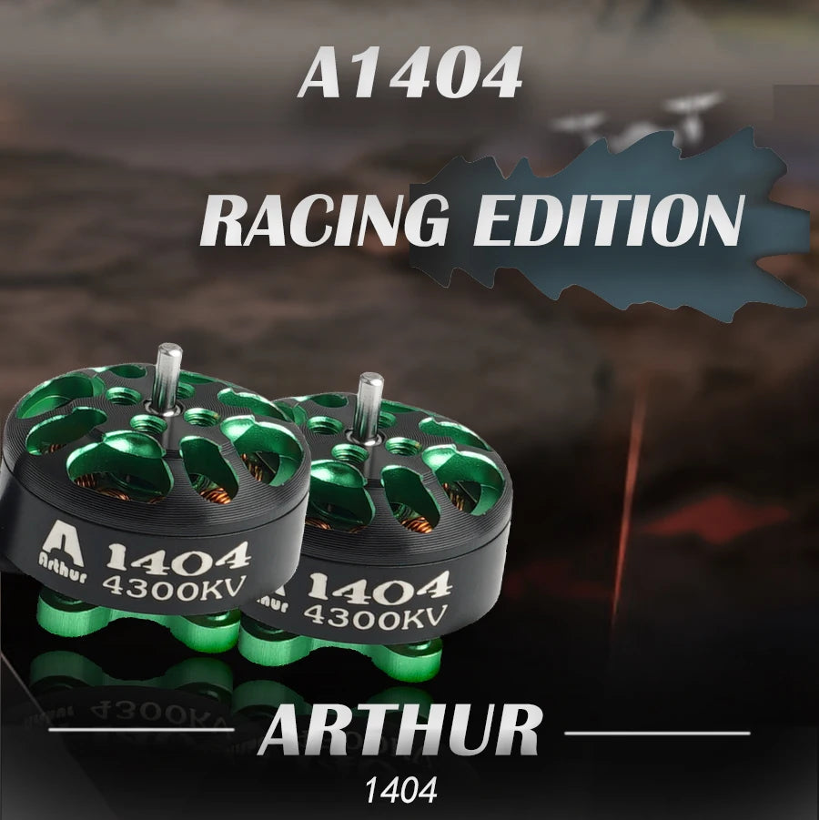 Flashhobby Arthur A1404 4300KV 6000KV 2-4S Cinematic Brushless Motor for RC FPV Racing Freestyle 3inch Cinewhoop Duct Drones 10 A1404 4300KV 6000kV 2-4S Cinematic Brushless Motor
