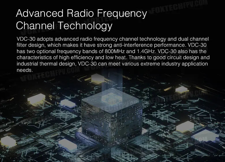 VDC-30km Long Range Video Transmission System(1.4G) data and video transmission devices