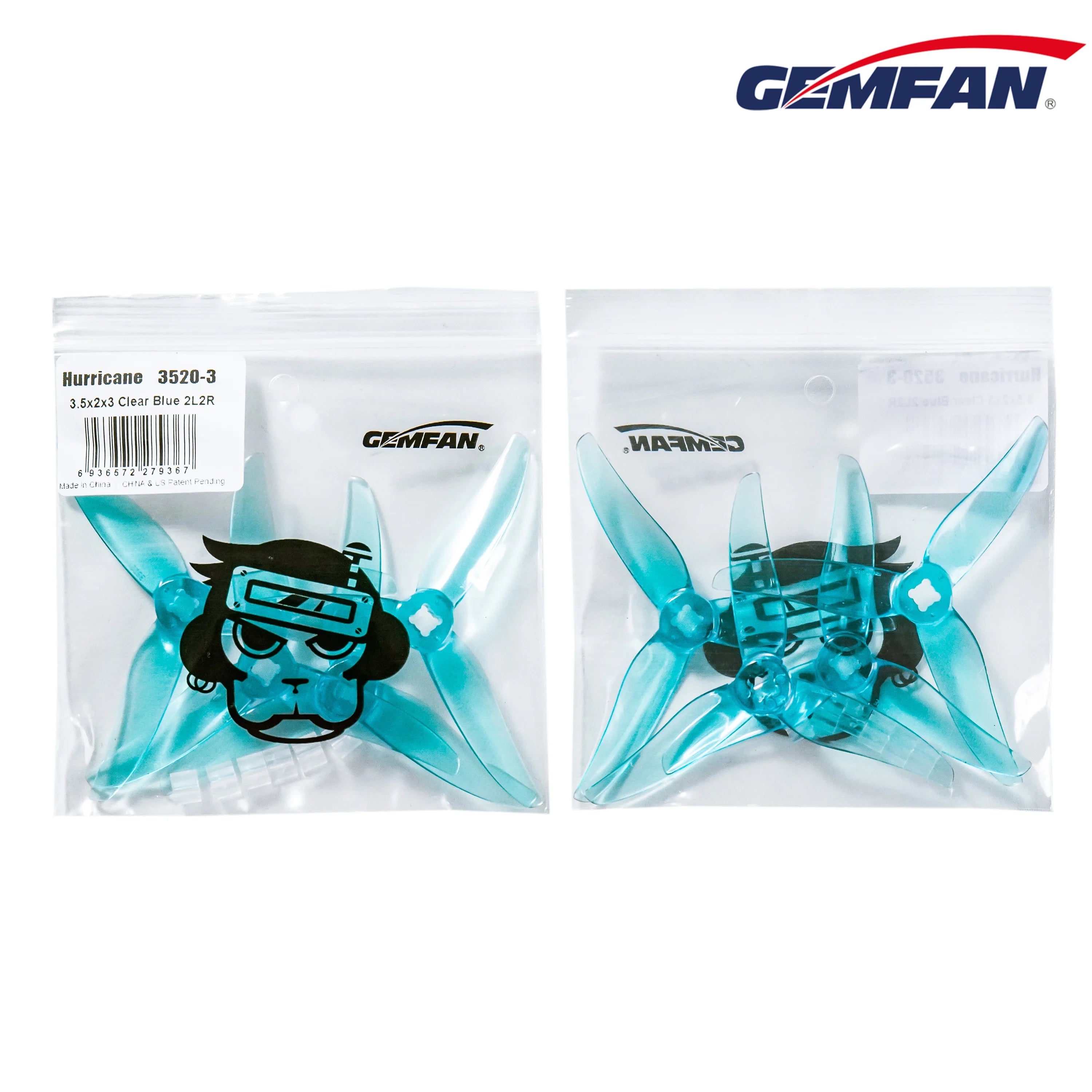 Gemfan Hurricane 3520 2.5inch PC 3-Blade Propeller SPECIFICATIONS