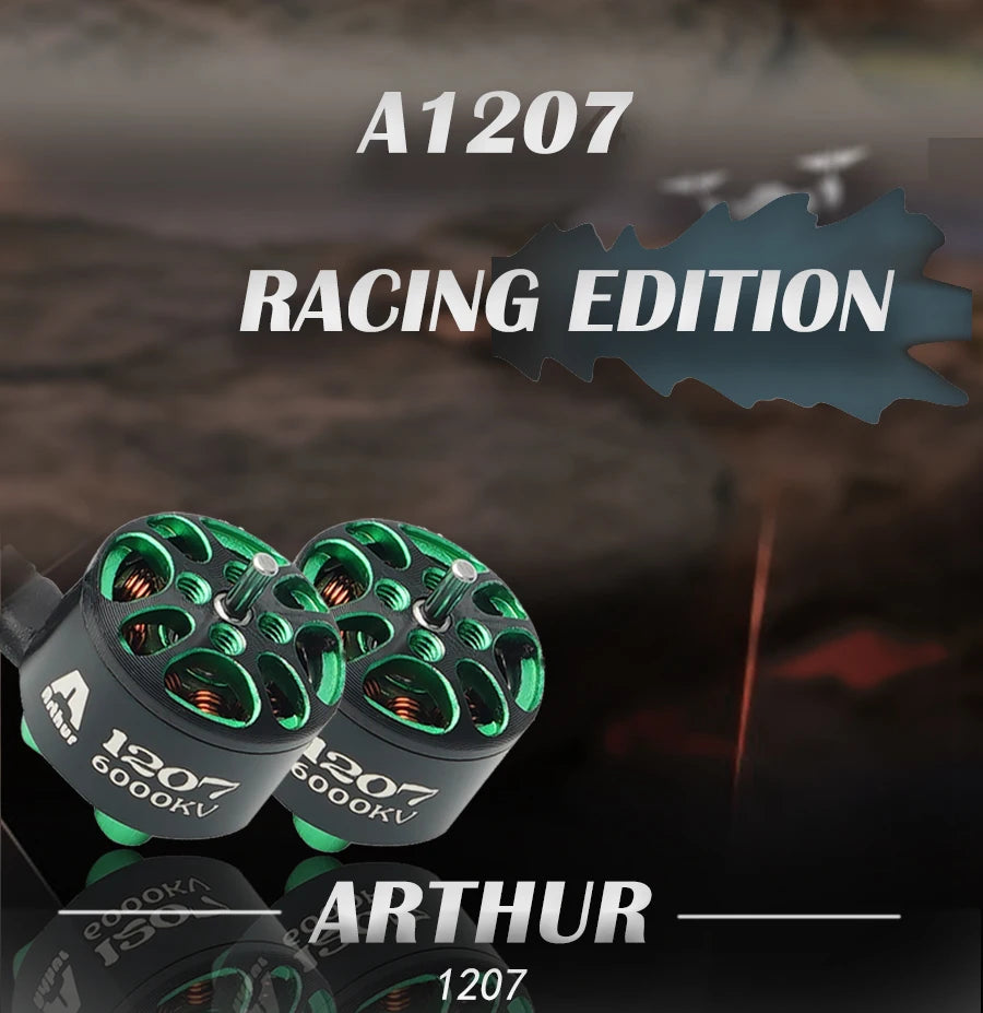 Flashhobby Arthur A1207 5200KV 6000KV 7000KV Racing Edition Brushless Motor for RC FPV Racing Drone DIY Accessories 10 A1207 RACING EDITION ARTHUR 1207 207 Gogo