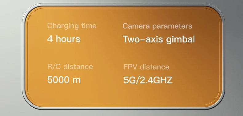 2023 New GPS Drone, Charging time Camera parameters hours Two-axis gimbal