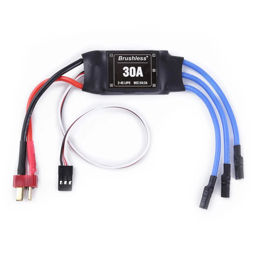 4pcs/lot XXD 30A 2-4S ESC. Brushless 30A 2-45 LIPO BEC 5Vi2A