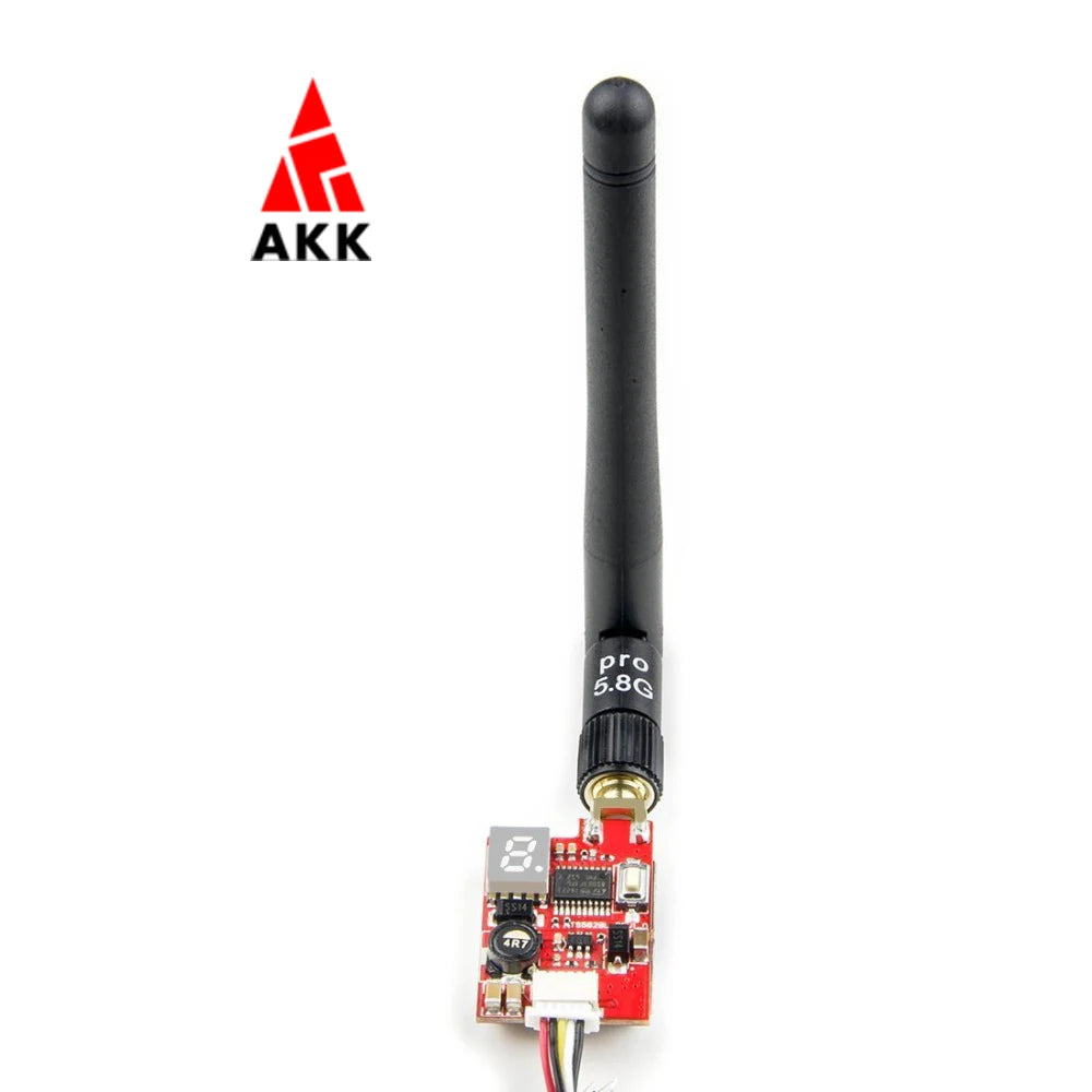AKK TS5823L/TS5828L VTX - 5.8G FPV Audio Video Transmitter RP-SMA Female for Mini FPV Quadcopter 30 AKK TS5823L/TS5828L VTX, Specification: Output Impedance: 50 Ohm Video Format: NTSC/