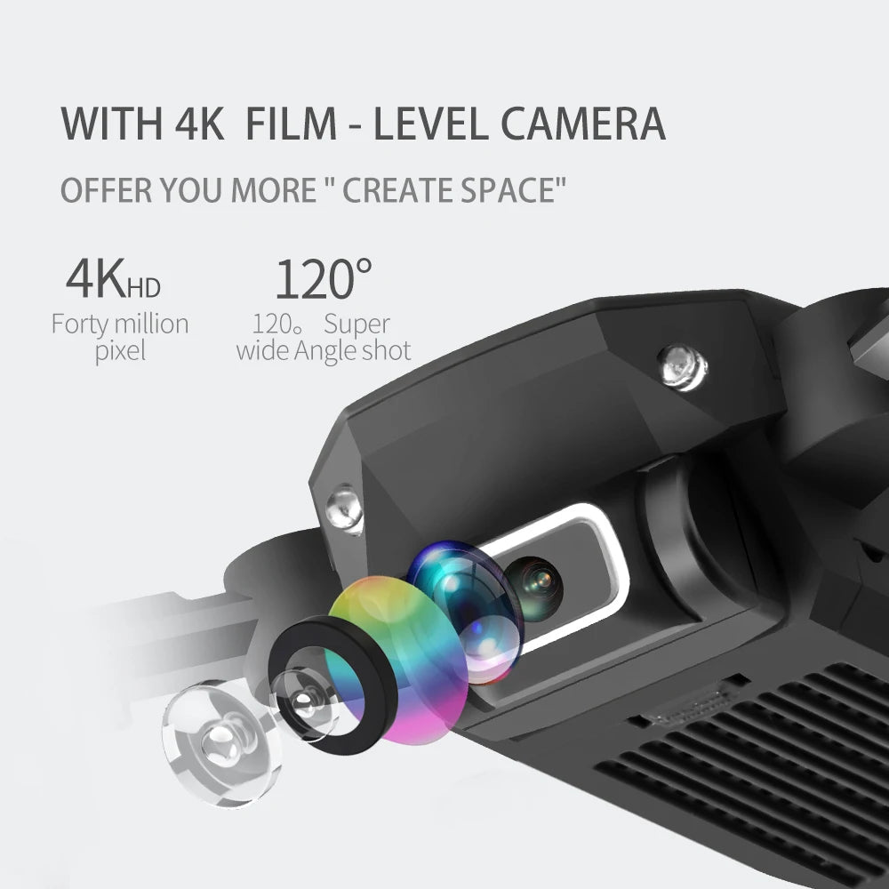 LSRC Mini Drone, 4k film level camera offer you more create space" 4kh