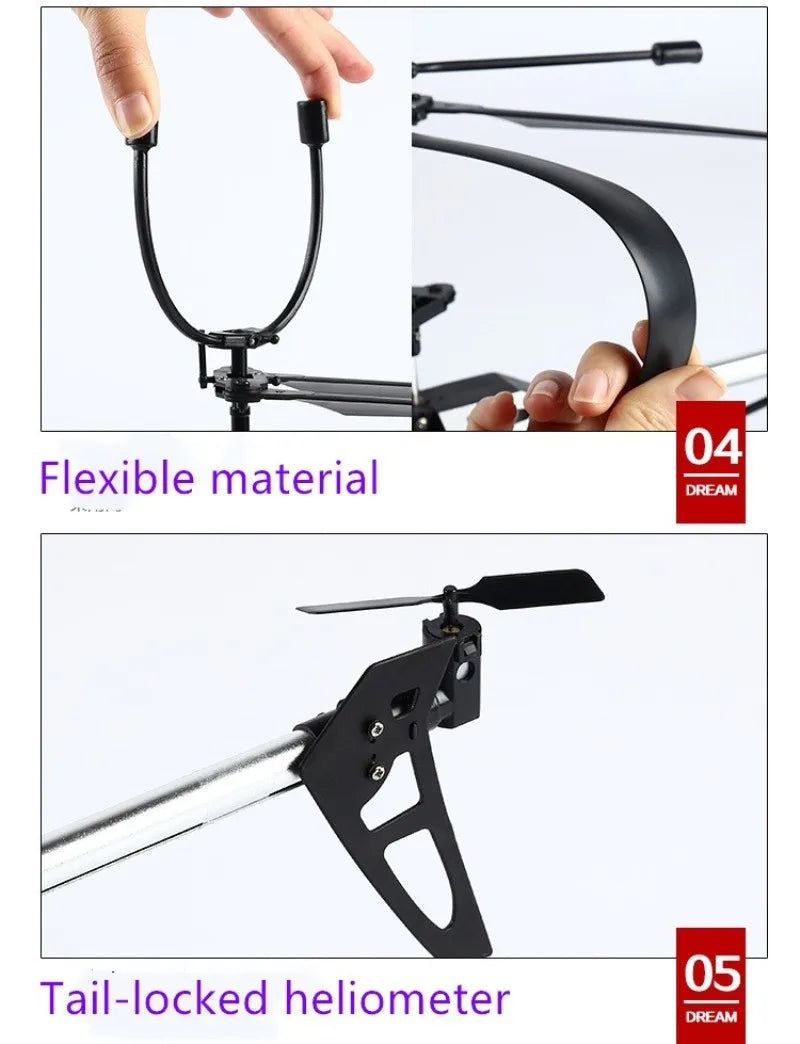 CH604 Rc Helicopter, 04 Flexible material DREAM 05 Tail-locked heliometer DR