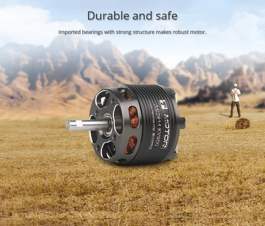 T-motor AS2814 Long Shaft Brushless Motor - KV900 KV1050 KV1200 KV2000 3-4S For 20-30E 3D and F3A 8 T-motor, Durable and safe Imported bearings with strong structure makes robust motor . 1 1 9
