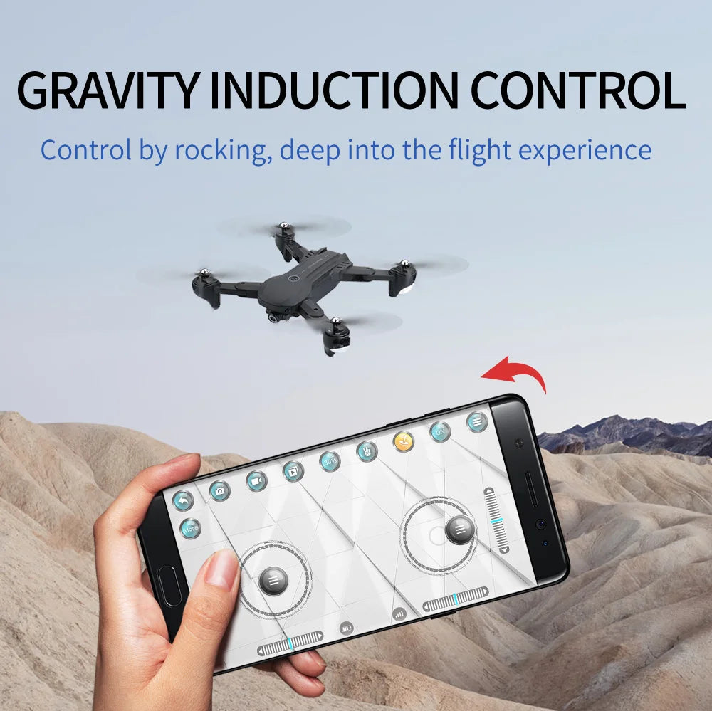 H26 drone, gravity induction control by rocking; deep into the flight experience