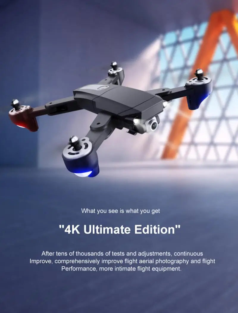 S604 PRO Drone, what you see is what you get "4k ultimate edition after 