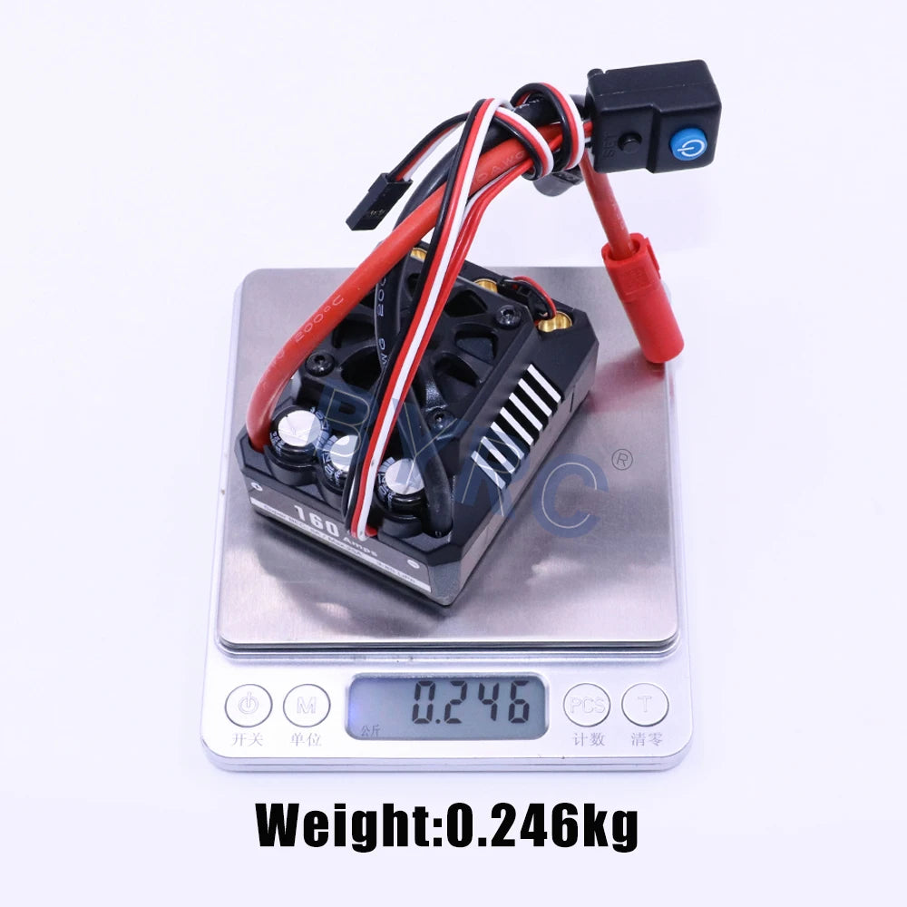 HOBBYWING waterproof ESC for touring cars and buggies; sensorless. brushless. and 8S compatible.