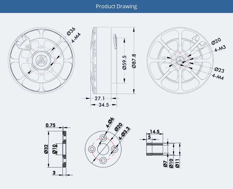 T-motor, motori if something is missing, please contact online customer service or leave message to onlines