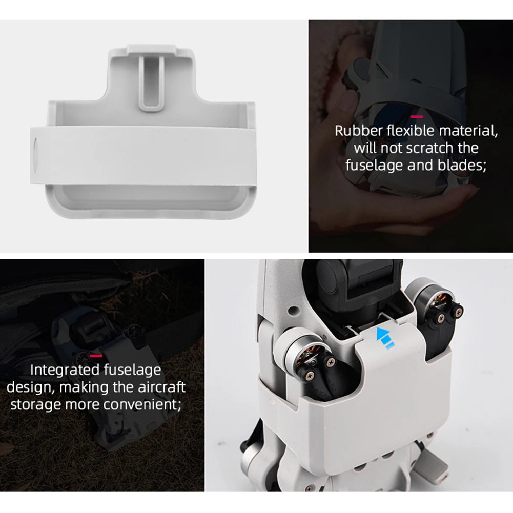 Propeller Stabilizer Holder for DJI Mini 2 Camera/Mini Props Blade Fixer Mount Base Camera Drones DJI Mini 2 Accessories 13 U Rubber flexible material; will not scratch the fuselage and blades; Integrated fuselage