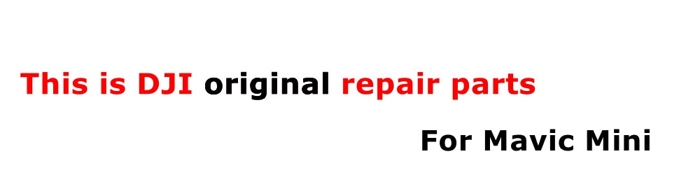 Original Motor Arm Repair Spare Parts for DJI 11 This is DJI original repair parts For Mavic