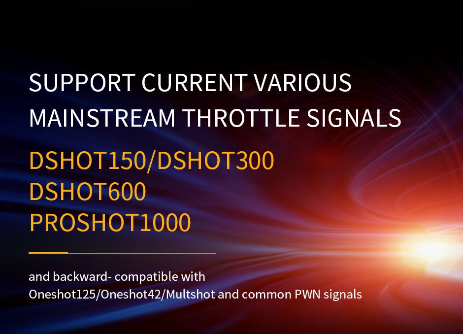T-motor MINI F45A 6S 4 IN1 32 BIT 3-6S ESC, CURRENT VARIOUS MAINSTREAM THROTTLE SIGNALS