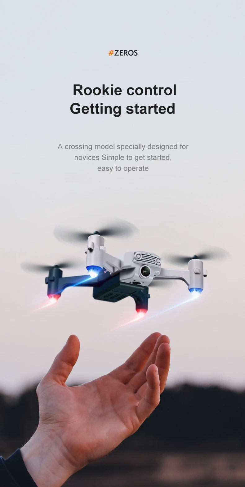 V15 Drone, zeros zeros is a crossing model specially designed for novices